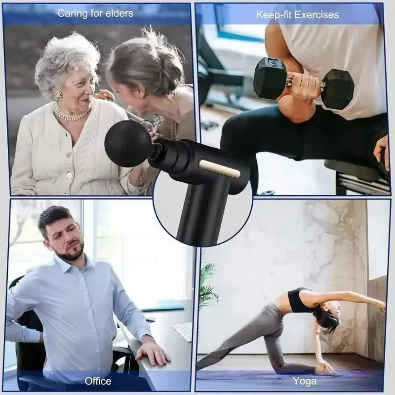 4 in 1  Portable Massage Gun