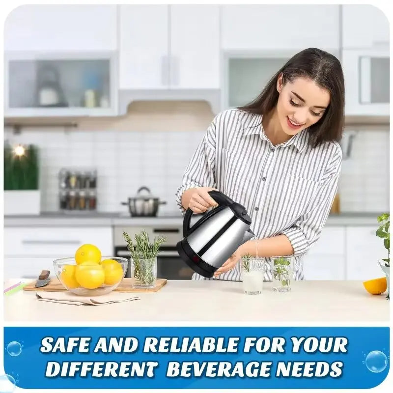 2L Stainless Steel Portable Electric Kettle