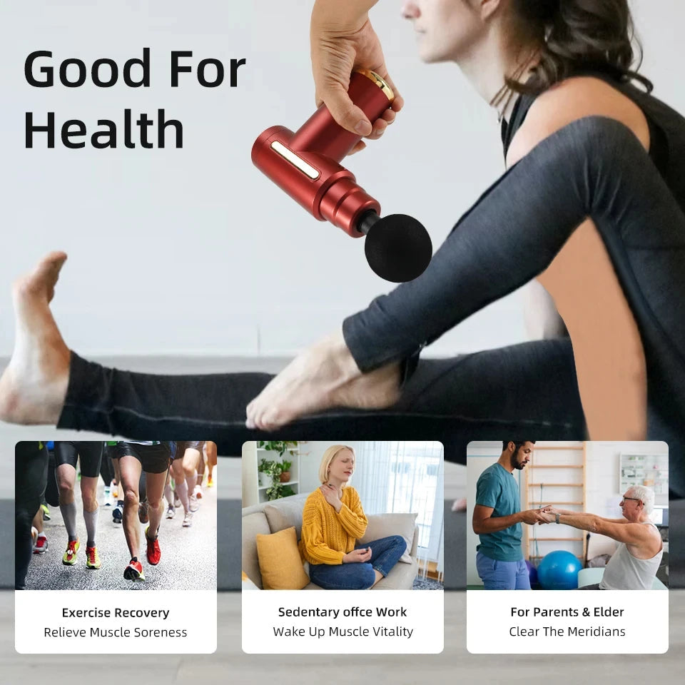 4 in 1  Portable Massage Gun