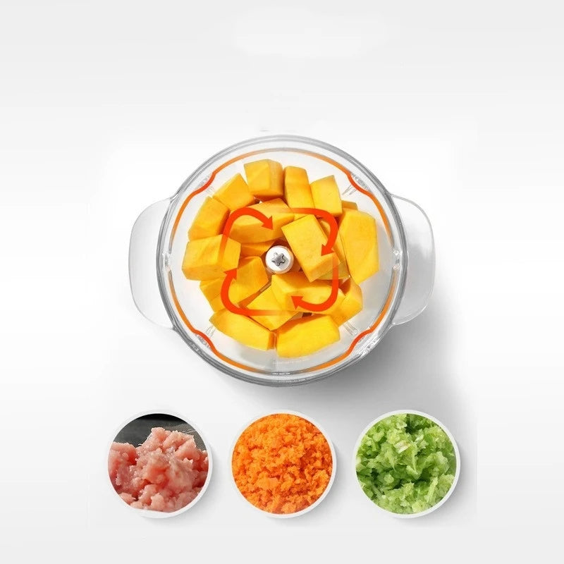 Easy-to-Use Hand Push Chopper – Chop Vegetables & Fruits in Seconds!