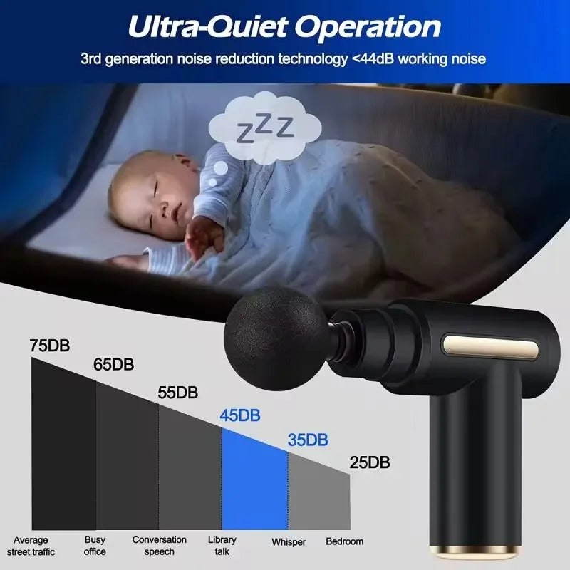 4 in 1  Portable Massage Gun
