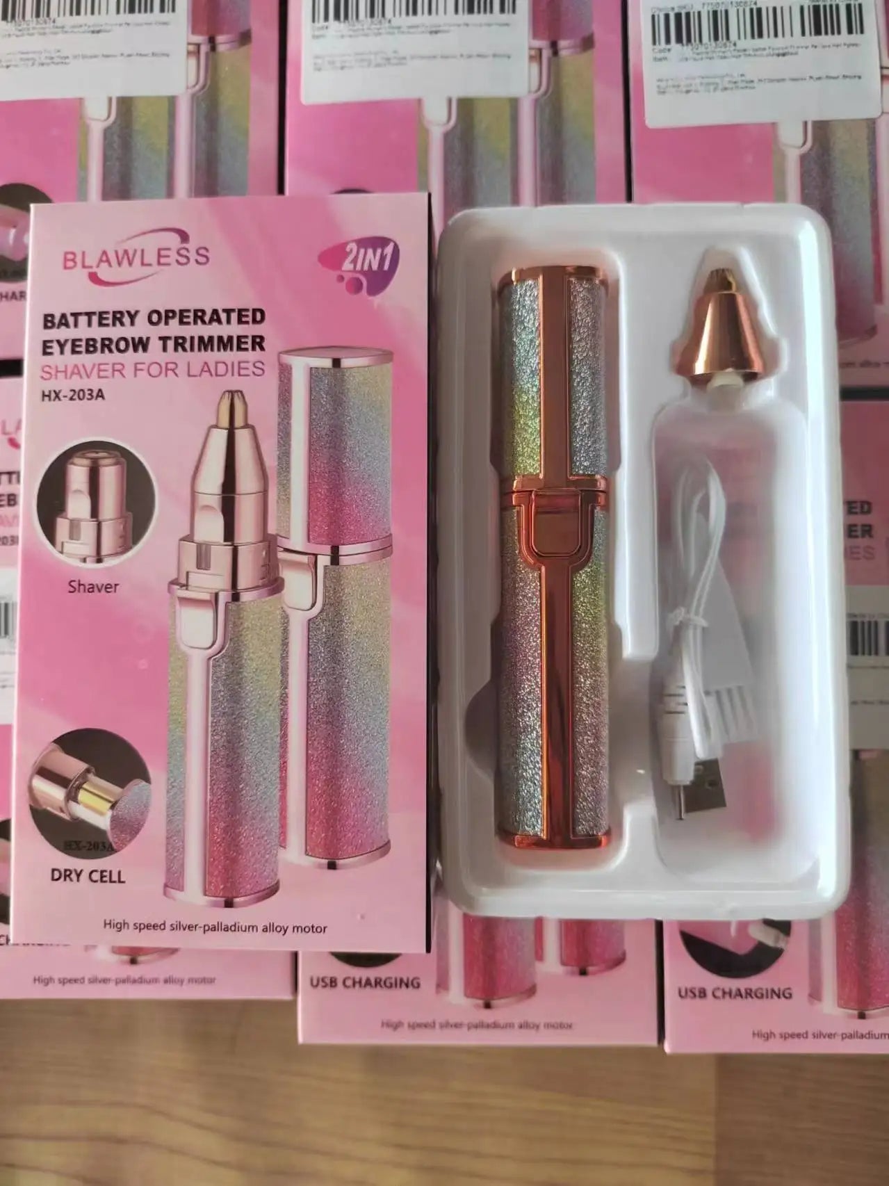 2-in-1 Rechargeable Eyebrow Trimmer