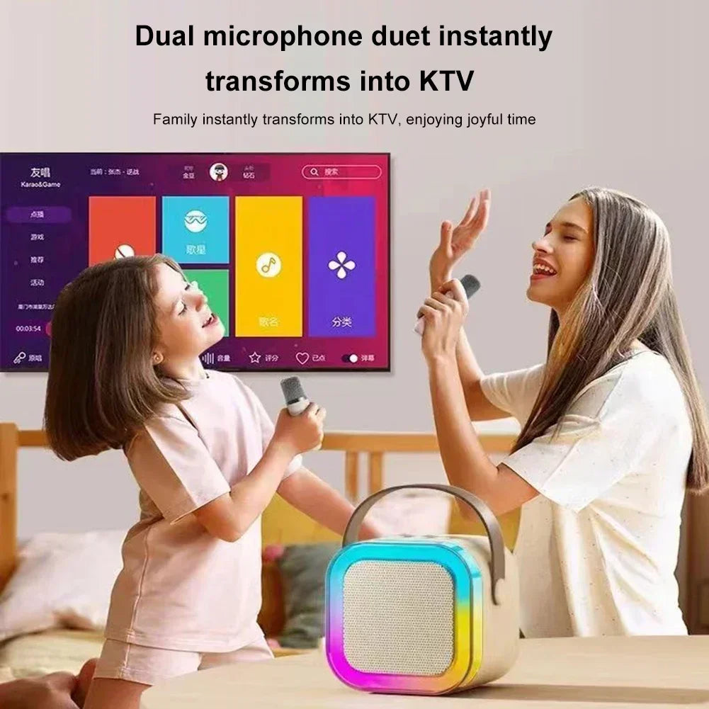 K12 Wireless Karaoke Speaker with Bluetooth & RGB Lights