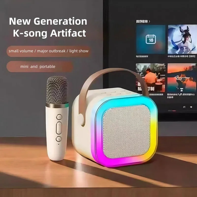 K12 Wireless Karaoke Speaker with Bluetooth & RGB Lights