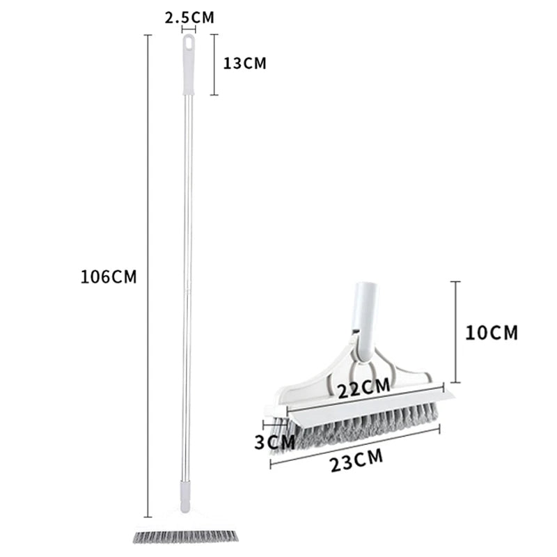 2-in-1 Floor Scrub Brush (Pack of 2)