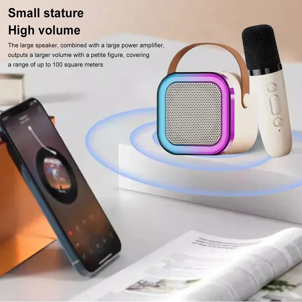 K12 Wireless Karaoke Speaker with Bluetooth & RGB Lights
