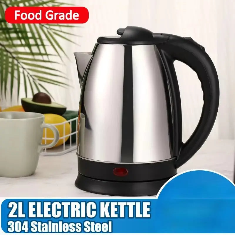 2L Stainless Steel Portable Electric Kettle