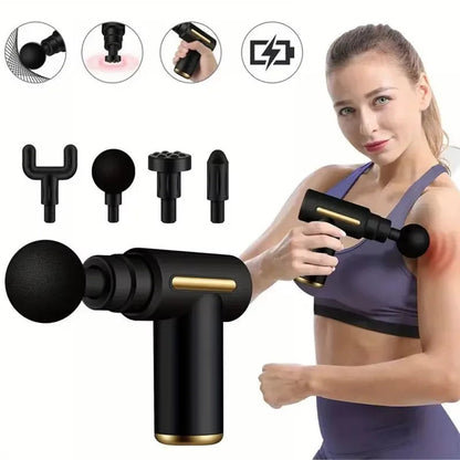 4 in 1  Portable Massage Gun