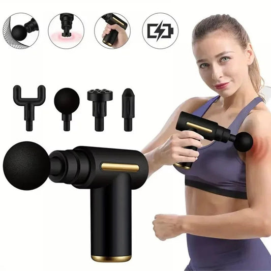 4 in 1  Portable Massage Gun