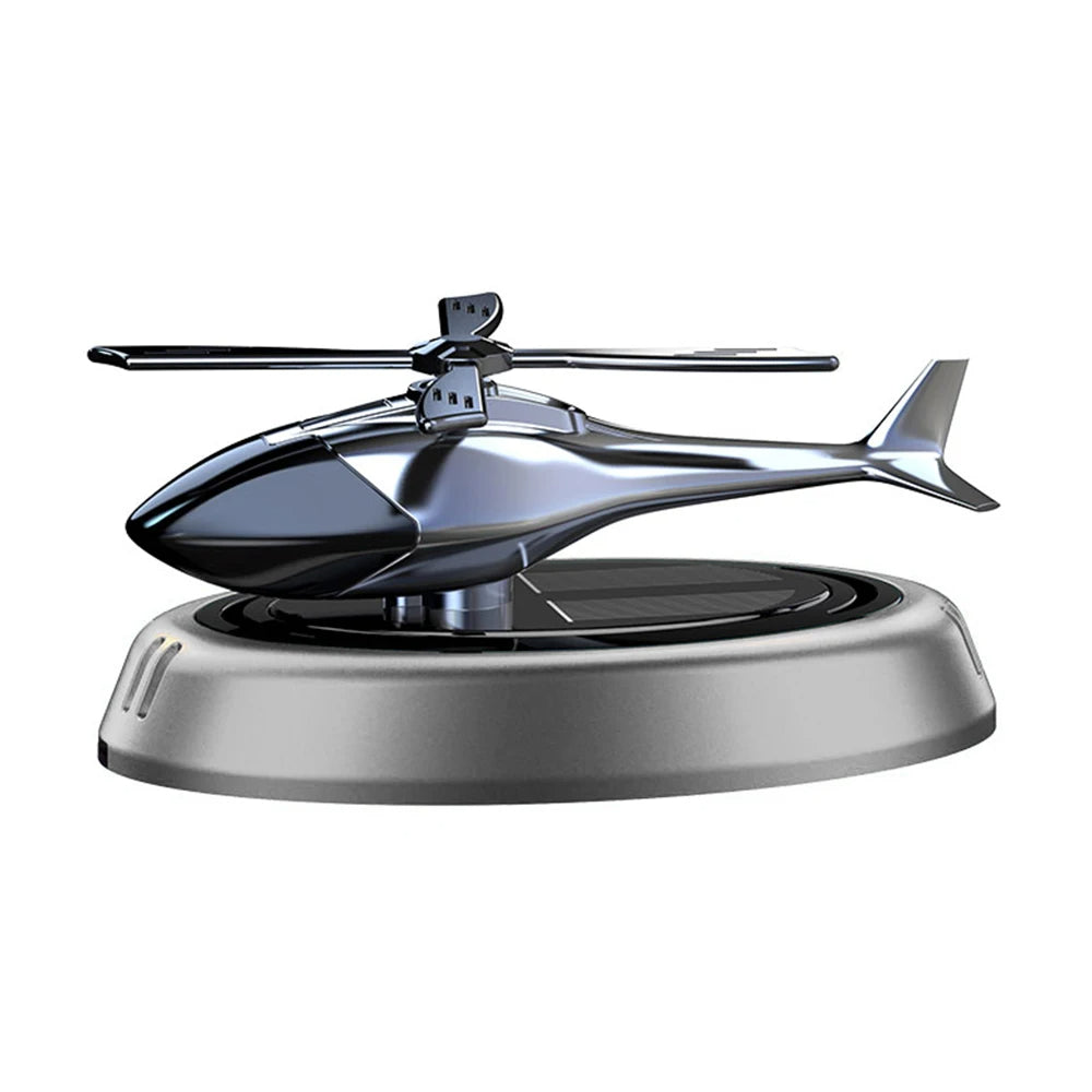 Solar-Powered Car Air Freshener – Rotating Helicopter Design for a Refreshing Drive