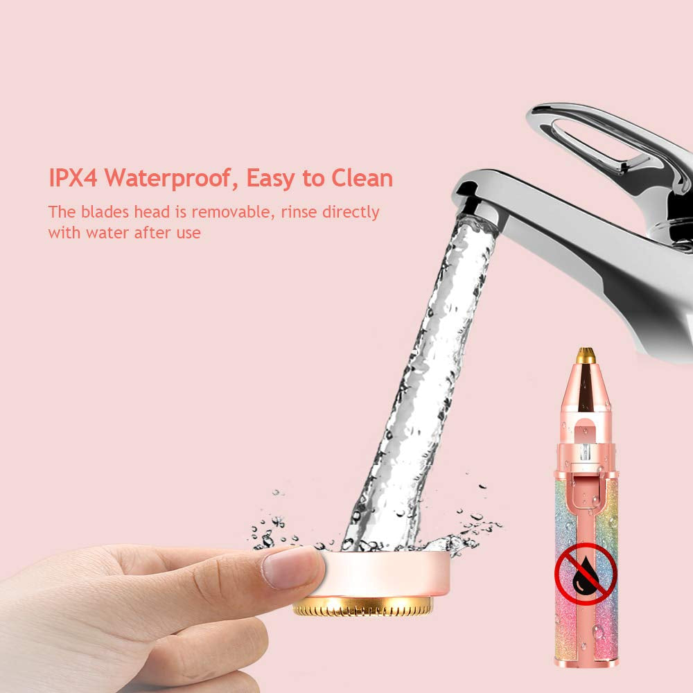 2-in-1  Rechargeable Eyebrow Trimmer