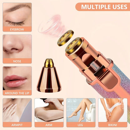 2-in-1  Rechargeable Eyebrow Trimmer