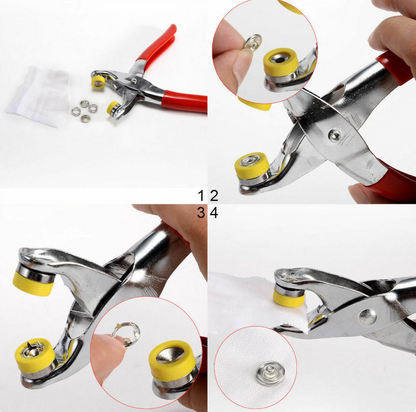 Metal Snap Button Plier – 50 Pcs Button