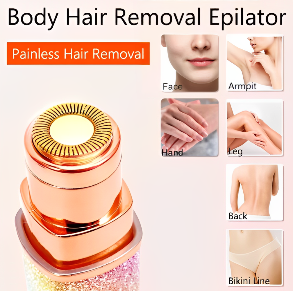 2-in-1  Rechargeable Eyebrow Trimmer