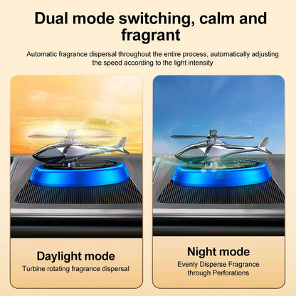 Solar-Powered Car Air Freshener – Rotating Helicopter Design for a Refreshing Drive