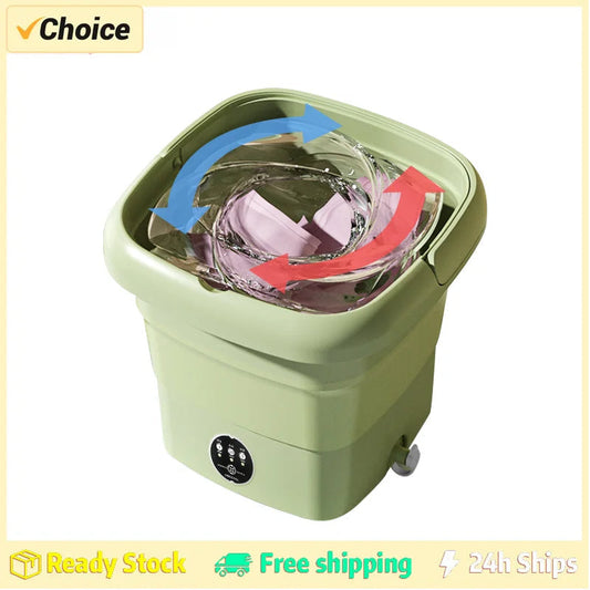 Mini Foldable Washing Machine – Portable & Space-Saving Laundry Solution
