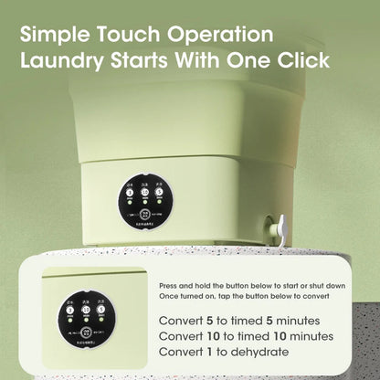 Mini Foldable Washing Machine – Portable & Space-Saving Laundry Solution
