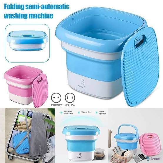 Mini Foldable Washing Machine – Portable & Space-Saving Laundry Solution