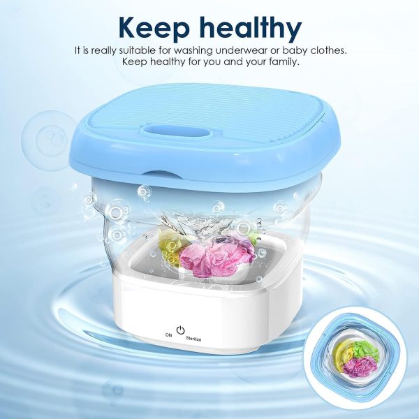 Mini Foldable Washing Machine – Portable & Space-Saving Laundry Solution