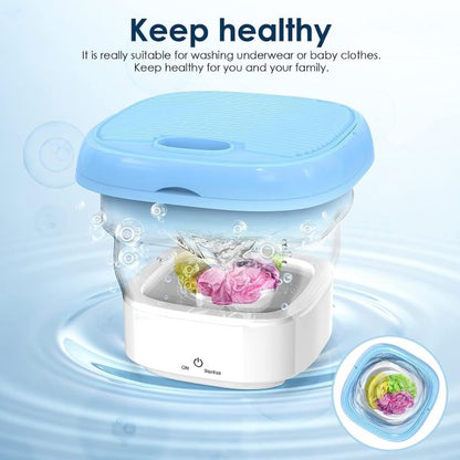 Mini Foldable Washing Machine – Portable & Space-Saving Laundry Solution
