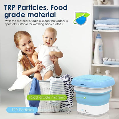 Mini Foldable Washing Machine – Portable & Space-Saving Laundry Solution